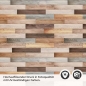 Preview: Küchenrückwand Folie Retro Holz Textur Detailbild 2
