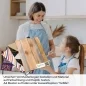 Preview: Küchenrückwand Folie Paletten Holz Optik A4 Muster