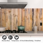 Preview: Küchenrückwand Folie Paletten Holz Optik Detailbild 1