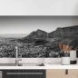 Preview: Küchenrückwand Folie monochrome Berge Hauptbild 1