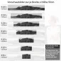 Preview: Küchenrückwand Folie monochrome Berge Variantenauswahl Vorschaubild Höhe 51cm