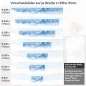 Preview: Küchenrückwand Folie Eisberge Variantenauswahl Vorschaubild Höhe 51cm