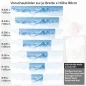 Preview: Küchenrückwand Folie Eisberge Variantenauswahl Vorschaubild Höhe 80cm
