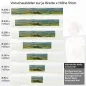 Preview: Küchenrückwand Folie harmonische Hügel Variantenauswahl Vorschaubild Höhe 51cm