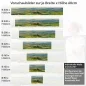 Preview: Küchenrückwand Folie harmonische Hügel Variantenauswahl Vorschaubild Höhe 60cm