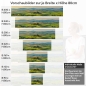 Preview: Küchenrückwand Folie harmonische Hügel Variantenauswahl Vorschaubild Höhe 80cm