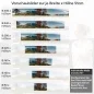 Preview: Küchenrückwand Folie Weide Variantenauswahl Vorschaubild Höhe 51cm