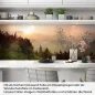 Preview: Küchenrückwand Folie Abendlicher Bergzauber – Landschaft im Sonnenuntergang Artikelbild 1