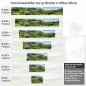 Preview: Küchenrückwand Folie Zugreise in grünen Täler Höhe 60cm