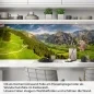 Preview: Küchenrückwand Folie grüne Weite & Wanderwege Artikelbild 1