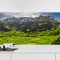 Preview: Küchenrückwand Folie grüne Weite & Wanderwege Hauptbild