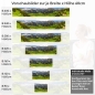 Preview: Küchenrückwand Folie grüne Weite & Wanderwege Höhe 60cm