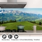 Preview: Küchenrückwand Folie – Pfad zur Bergidylle Detailbild 1