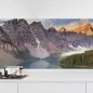 Preview: Küchenrückwand Folie Gebirgspanorama, Fluss & Fichtenwald Hauptbild 1