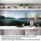 Preview: Küchenrückwand Folie Nebelwald & Berglandschaft Artikelbild 1