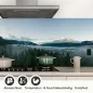 Preview: Küchenrückwand Folie Nebelwald & Berglandschaft Detailbild 1