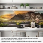 Preview: Küchenrückwand Folie Vulkanstrand Artikelbild 1