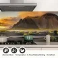 Preview: Küchenrückwand Folie Vulkanstrand Detailbild 1