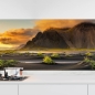 Preview: Küchenrückwand Folie Vulkanstrand Hauptbild 1