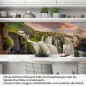 Preview: Küchenrückwand Folie Wasserfall Bergkulisse Artikelbild 1
