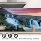 Preview: Küchenrückwand Folie Wasserfall & Bergsee am Abendlicht Detailbild 1