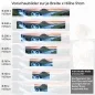 Preview: Küchenrückwand Folie Wasserfall & Bergsee am Abendlicht Höhe 51cm