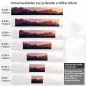 Preview: Küchenrückwand Folie Helambu im Dämmerlicht Höhe 60cm