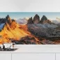 Preview: Küchenrückwand Folie Landschaft in goldener Stunde Hauptbild 1