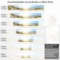 Preview: Küchenrückwand Folie Stranddüne Höhe 51cm