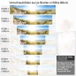 Preview: Küchenrückwand Folie Stranddüne Höhe 80cm