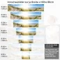Preview: Küchenrückwand Folie Stranddüne Höhe 80cm
