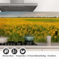 Preview: Küchenrückwand Folie Sonnenblumen Detailbild 1
