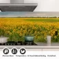 Preview: Küchenrückwand Folie Sonnenblumen Detailbild 1