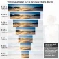 Preview: Küchenrückwand Folie Berge im Verborgenen Höhe 80cm