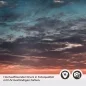 Preview: Küchenrückwand Folie Sonnenuntergang in der Wolkenkulisse Detailbild 2