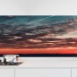 Preview: Küchenrückwand Folie Sonnenuntergang in der Wolkenkulisse Hauptbild 1