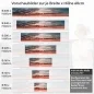 Preview: Küchenrückwand Folie Sonnenuntergang in der Wolkenkulisse Höhe 60cm