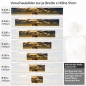 Preview: Küchenrückwand Folie Panorama Sunset Höhe 51cm