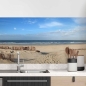 Preview: Küchenrückwand Folie Nordsee Spaziergang Hauptbild 1