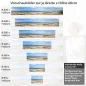 Preview: Küchenrückwand Folie Nordsee Spaziergang Variantenauswahl Vorschaubild Höhe 60cm
