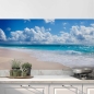 Preview: Küchenrückwand Folie himmlischer Strand Spaziergang Hauptbild 1