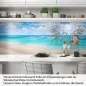 Preview: Küchenrückwand Folie Strand & Meer in himmlischen Farben Artikelbild 1