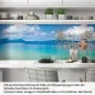 Preview: Küchenrückwand Folie Tiefblaues Meer & Wolkenpracht Artikelbild 1