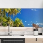 Preview: Küchenrückwand Folie Strandparadies Hauptbild 1