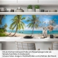 Preview: Küchenrückwand Folie Tropenstrand Artikelbild 1