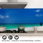 Preview: Küchenrückwand Folie Paradiesischer Strand Detailbild 1