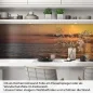 Preview: Küchenrückwand Folie glühender Himmel über dem Meer Artikelbild 1