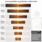 Preview: Küchenrückwand Folie glühender Himmel über dem Meer Höhe 51cm