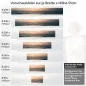 Preview: Küchenrückwand Folie Sonnenuntergangspanorama Höhe 51cm