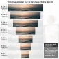 Preview: Küchenrückwand Folie Sonnenuntergangspanorama Höhe 80cm